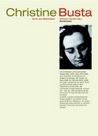 Enlarge image Cover: Christine Busta - Sonderzahl