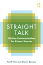 Cover: Straight Talk - Routledge