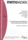 Cover: 11. Gemeinsames Kolloquium Konstruktionstechnik 2013 - Shaker