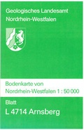 Cover: Bodenkarten von Nordrhein-Westfalen 1:50000 / Arnsberg - Geologischer Dienst Nordrhein-Westfalen - Landesbetrieb