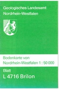 Cover: Bodenkarten von Nordrhein-Westfalen 1:50000 / Brilon - Geologischer Dienst Nordrhein-Westfalen - Landesbetrieb
