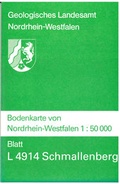 Cover: Bodenkarten von Nordrhein-Westfalen 1:50000 / Schmallenberg - Geologischer Dienst Nordrhein-Westfalen - Landesbetrieb