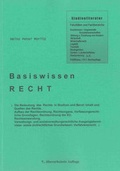 Cover: Basiswissen Recht (9. &uuml;berarbeitete Auflage) - Shaker