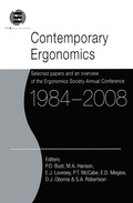 Cover: Contemporary Ergonomics 1984-2008 - Taylor & Francis