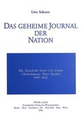 Cover: Das geheime Journal der Nation - Peter Lang Verlag