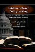 Cover: Evidence-Based Policymaking - Routledge