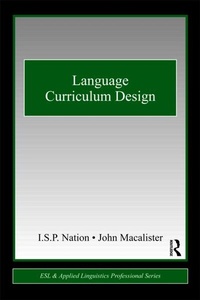 Enlarge image Cover: Language Curriculum Design - Routledge