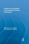 Cover: Insiders and Outsiders in Seventeenth-Century Philosophy - Routledge