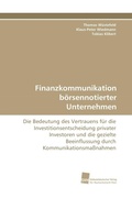 Cover: Finanzkommunikation b&ouml;rsennotierter Unternehmen - S&uuml;dwestdeutscher Verlag f&uuml;r Hochschulschriften