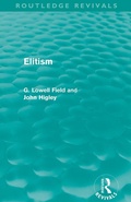 Cover: Elitism (Routledge Revivals) - Routledge
