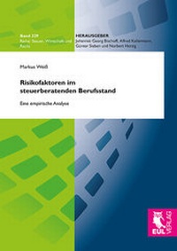 Abbildung von: Risikofaktoren im steuerberatenden Berufsstand - Josef Eul Verlag