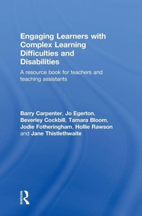 Enlarge image Cover: Engaging Learners with Complex Learning Difficulties and Disabilities - Routledge