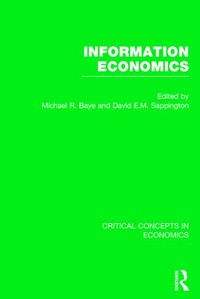 Enlarge image Cover: Information Economics - Routledge