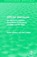Cover: Official Discourse (Routledge Revivals) - Routledge