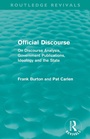 Cover: Official Discourse (Routledge Revivals) - Routledge