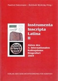 Cover: Instrumenta Inscripta Latina II - Geschichtsverein f&uuml;r K&auml;rnten
