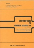 Cover: Contributions to General Algebra 13 - Heyn