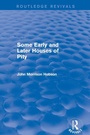 Cover: Some Early and Later Houses of Pity (Routledge Revivals) - Routledge