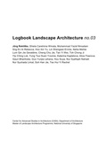 Cover: Logbook Landscape Architecture no.03 - epubli