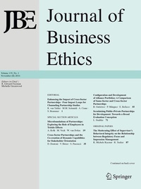 Abbildung von: Journal of Business Ethics - Springer