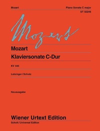 Abbildung von: Piano Sonata 'Facile Sonata' C KV 545 - Universal Edition AG