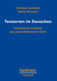 Enlarge image Cover: Textsorten im Deutschen - Stauffenburg