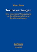 Cover: Textbewertungen - Stauffenburg
