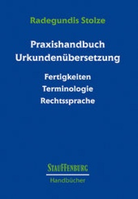 Abbildung von: Praxishandbuch Urkundenübersetzung - Stauffenburg