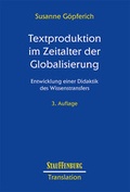 Cover: Textproduktion im Zeitalter der Globalisierung - Stauffenburg