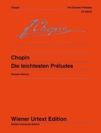 Abbildung von: Easy Preludes Op. 28/4, 6, 7, 9, 15, 20 - Universal Edition AG
