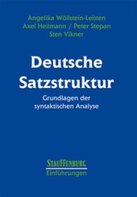 Abbildung von: Deutsche Satzstruktur - Stauffenburg