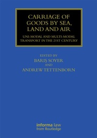 Abbildung von: Carriage of Goods by Sea, Land and Air - Focal Press