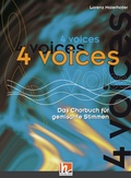 Cover: 4 voices - Das Chorbuch f&uuml;r gemischte Stimmen - Helbling