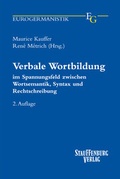 Cover: Verbale Wortbildung - Stauffenburg