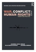 Cover: War, Conflict and Human Rights - Routledge
