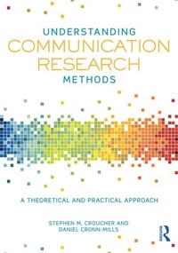Enlarge image Cover: Understanding Communication Research Methods - Routledge