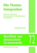 Cover: Die Thema-Integration - Stauffenburg
