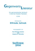Cover: Gegenwartsliteratur. Ein Germanistisches Jahrbuch /A German Studies Yearbook / 5/2006 - Stauffenburg