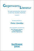 Cover: Gegenwartsliteratur. Ein Germanistisches Jahrbuch /A German Studies Yearbook / 12/2013 - Stauffenburg