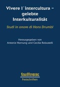 Cover: Vivere l&acute;intercultura - gelebte Interkulturalit&auml;t - Stauffenburg