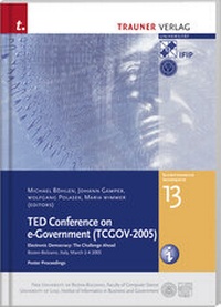 Enlarge image Cover: TED Conference on e-Government (TCGOV-2005) - Trauner Verlag
