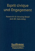 Cover: Esprit civique und Engagement - Stauffenburg