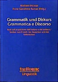 Enlarge image Cover: Grammatik und Diskurs /Grammatica e Discorso - Stauffenburg