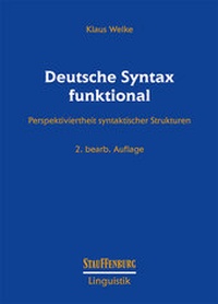 Enlarge image Cover: Deutsche Syntax funktional - Stauffenburg