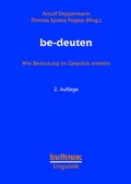 Cover: be-deuten - Stauffenburg