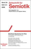 Cover: Zeitschrift f&uuml;r Semiotik / Zeichen(-Systeme) im Film - Stauffenburg
