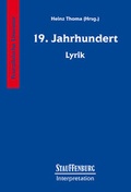 Cover: 19. Jahrhundert - Lyrik - Stauffenburg