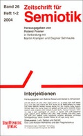 Cover: Zeitschrift f&uuml;r Semiotik / Interjektionen - Stauffenburg