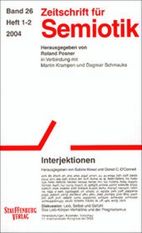 Enlarge image Cover: Zeitschrift für Semiotik / Interjektionen - Stauffenburg