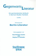 Cover: Gegenwartsliteratur. Ein Germanistisches Jahrbuch /A German Studies Yearbook / 4/2005 - Stauffenburg